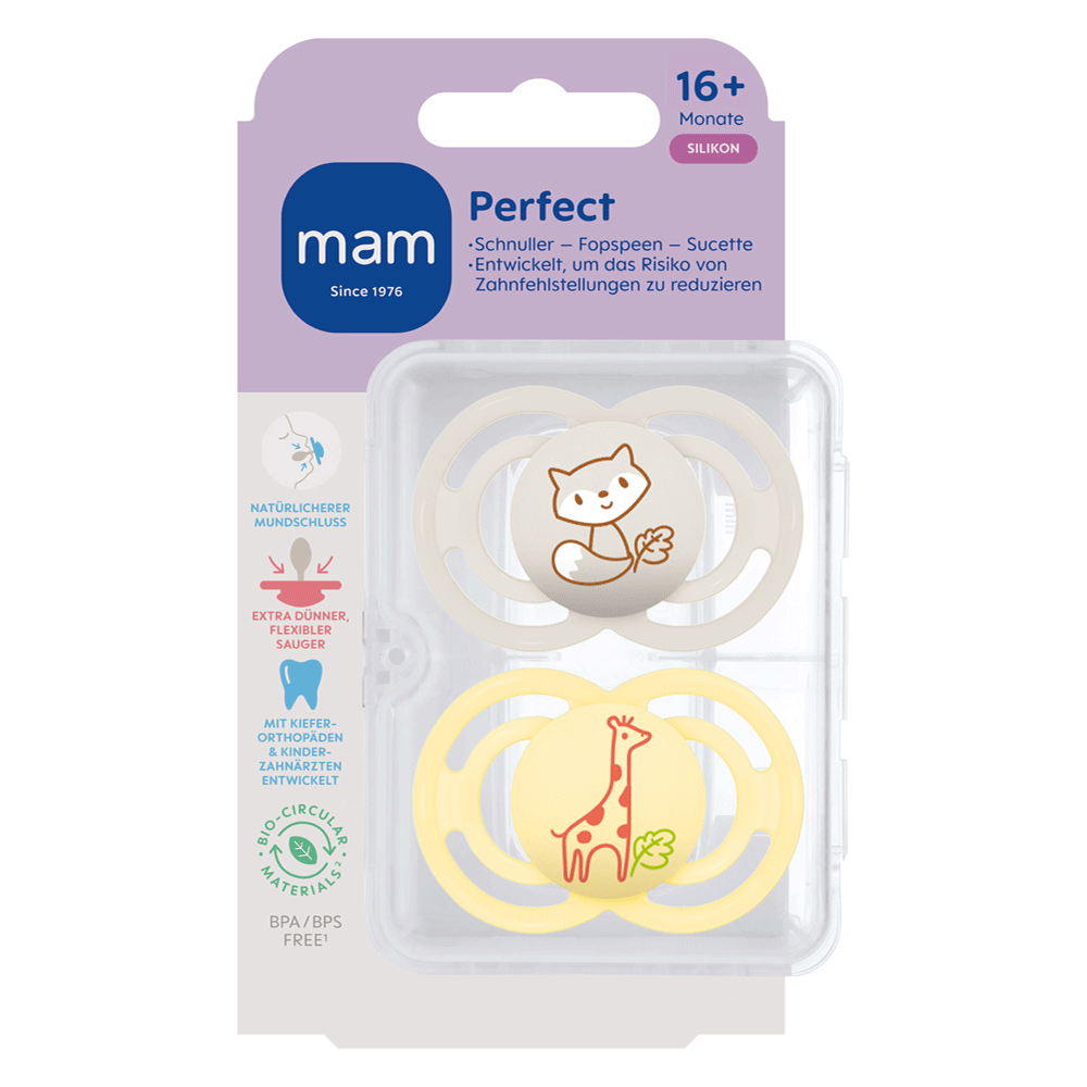Bild: MAM Schnuller Perfect Silikon 16+ Monate