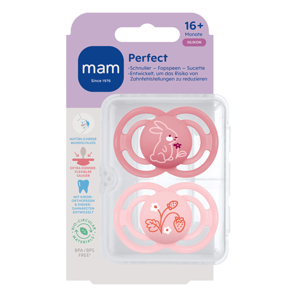 Bild: MAM Schnuller Perfect Silikon 16+ Monate