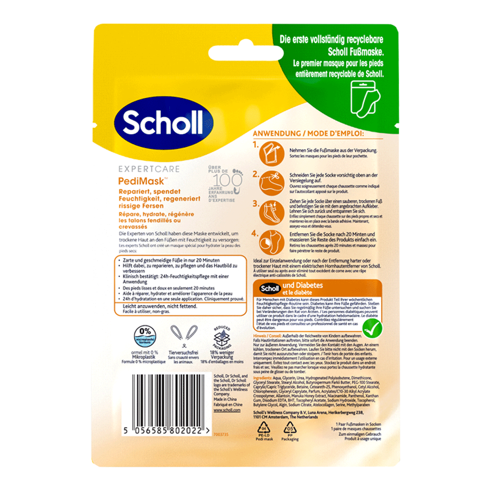 Bild: Scholl Expert Care Fußmaske