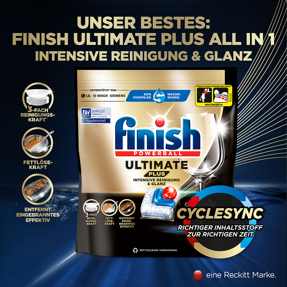 Bild: finish Powerball Ultimate All in 1 Caps Fresh