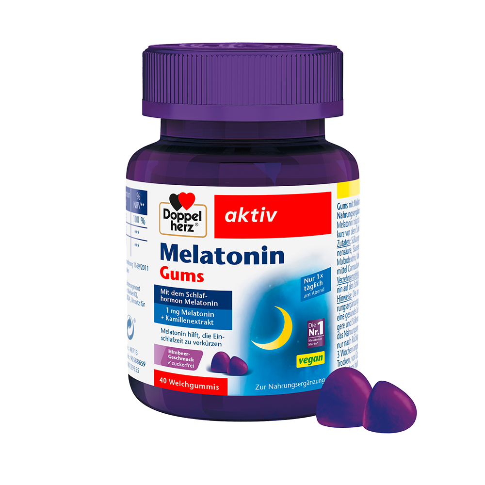 Bild: DOPPELHERZ Melatonin Gums