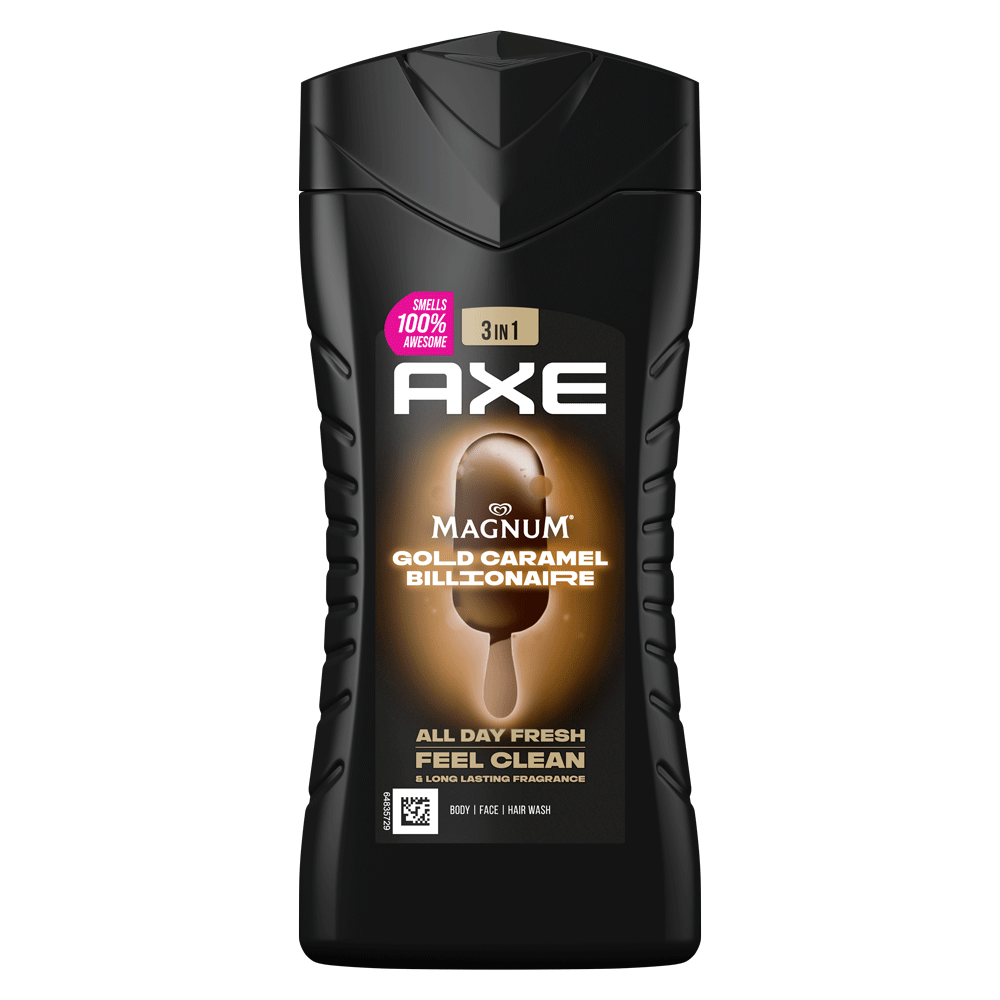 Bild: AXE Duschgel Magnum Gold Caramel Billionaire