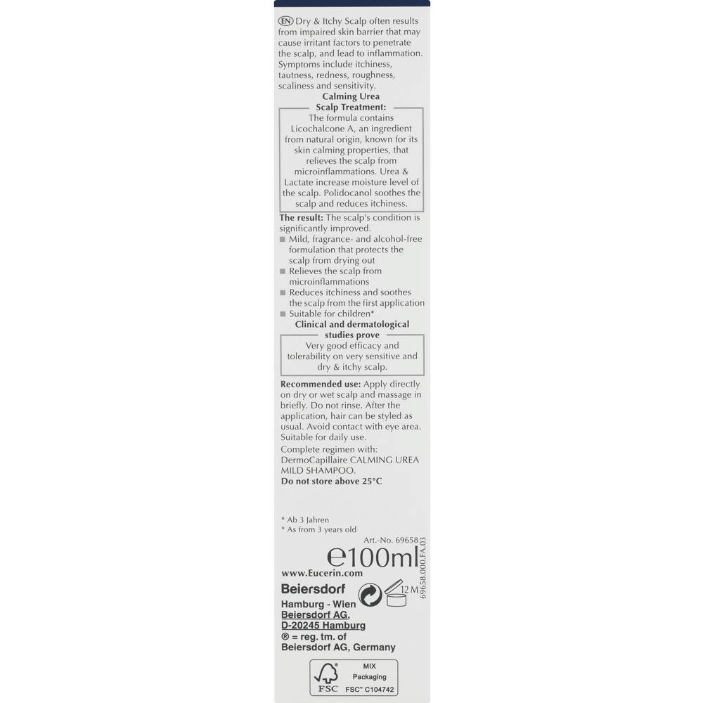 Bild: Eucerin Dermo Capillaire Calming Urea Scalp Treatment 