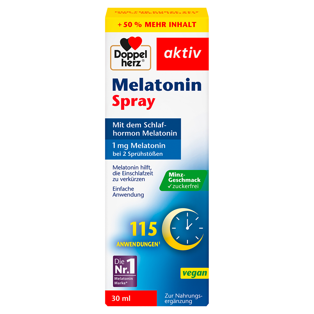 Bild: DOPPELHERZ aktiv Melatonin Spray