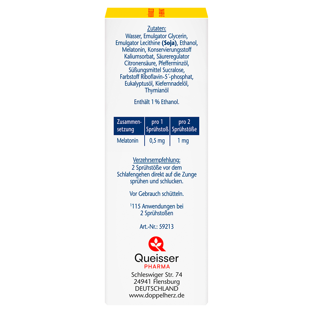 Bild: DOPPELHERZ aktiv Melatonin Spray