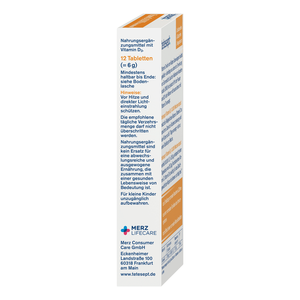 Bild: tetesept: Vitamin D3 10.000 Wochendepot