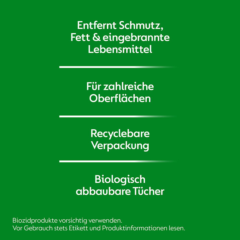 Bild: Dettol Allzweck-Reinigungstücher Limette & Minze