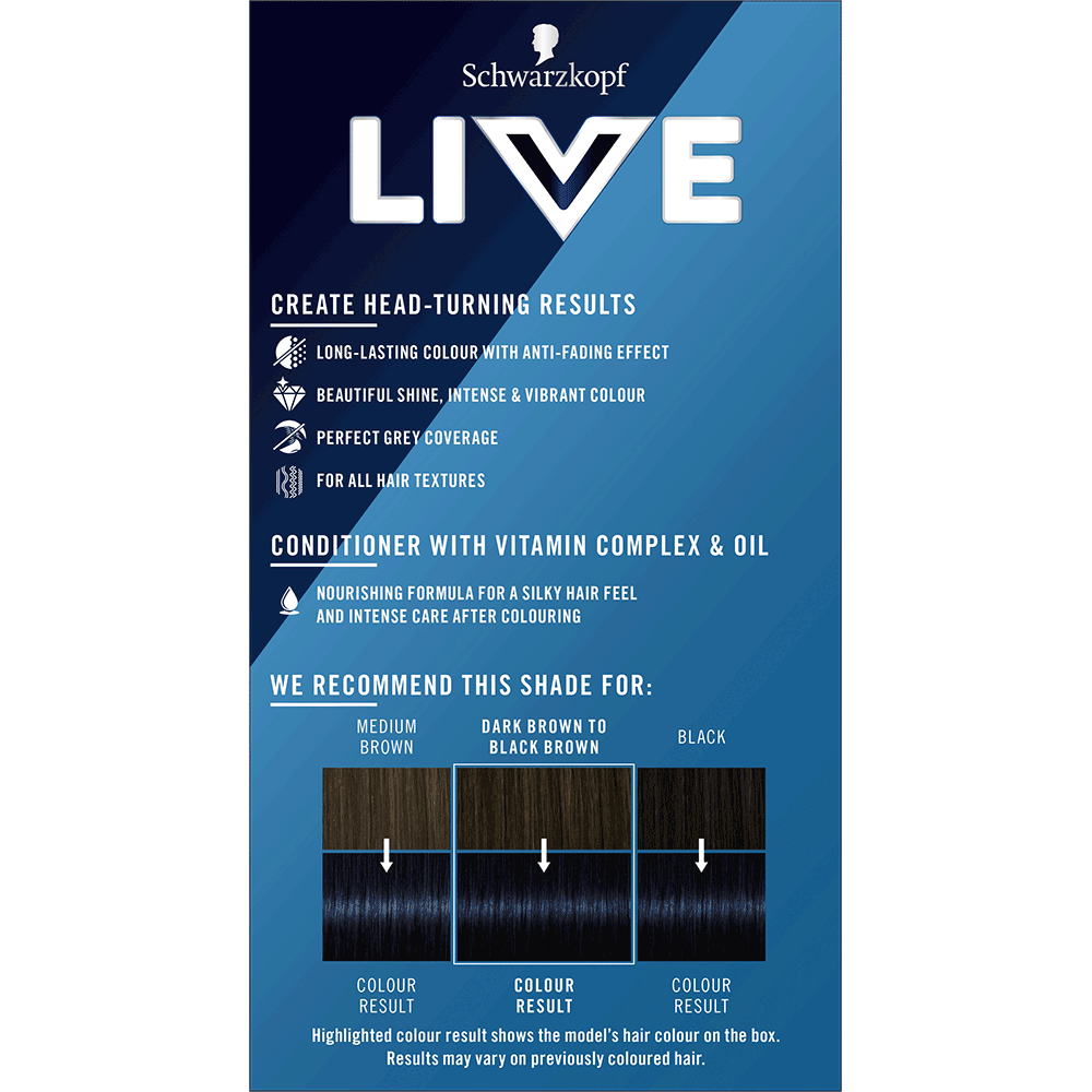 Bild: Schwarzkopf Live Intense Colour 090 Cosmic Blue