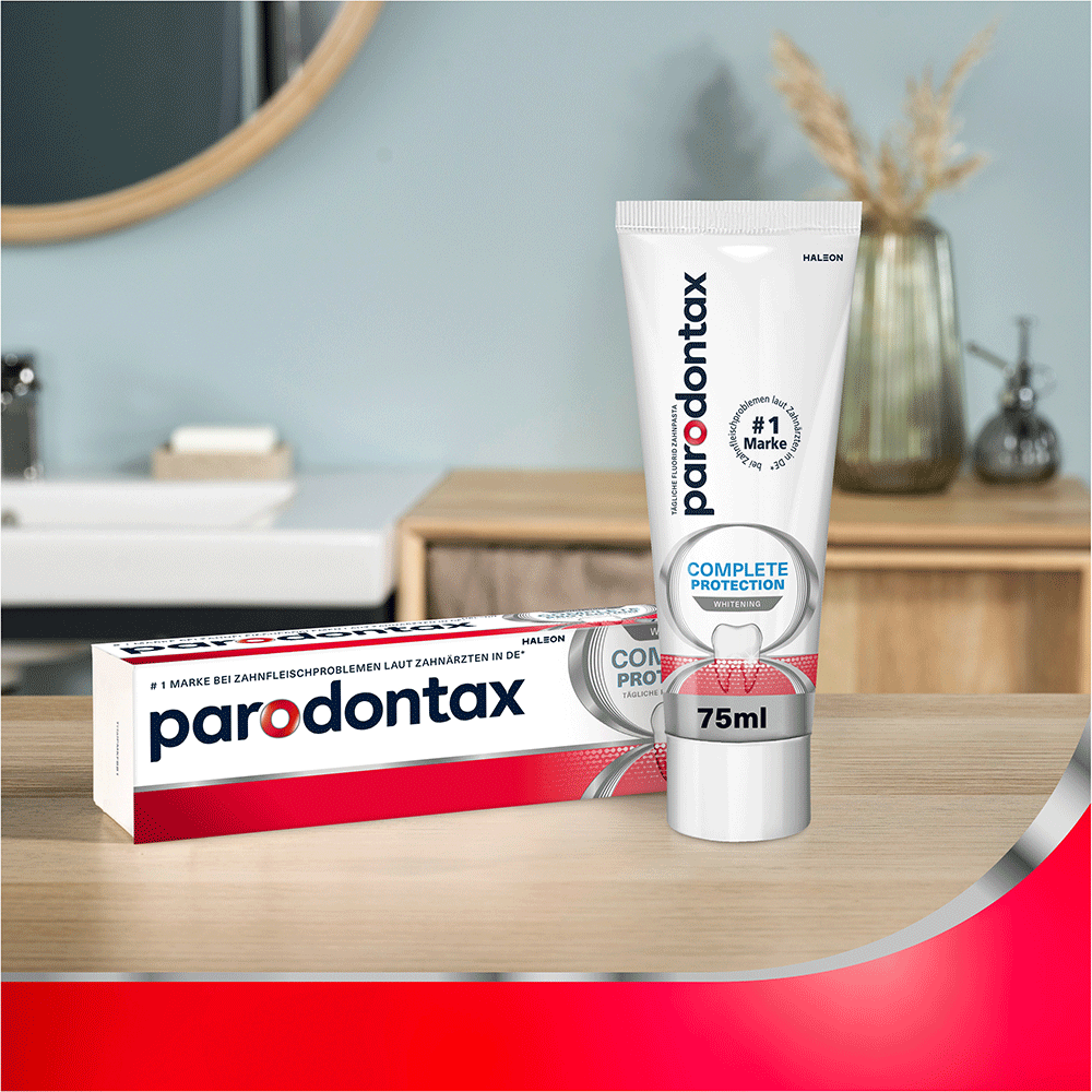 Bild: Parodontax Zahnpasta Complete Protection Whitening