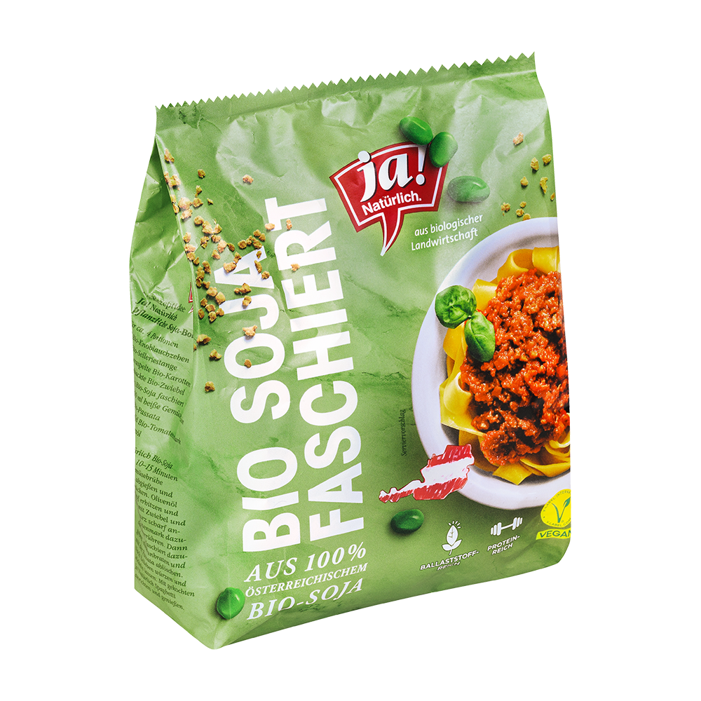 Bild: ja! Natürlich. Bio Soja Faschiert 