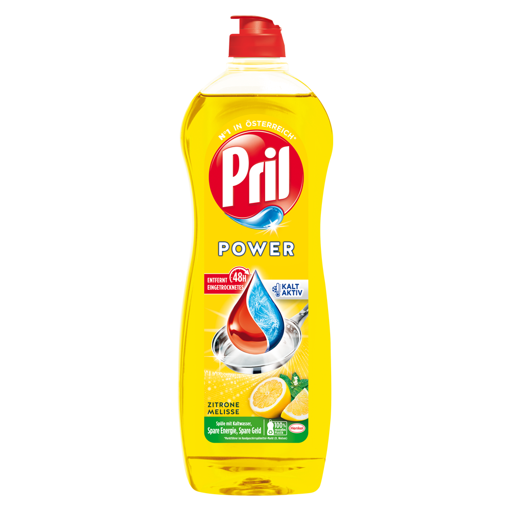 Bild: Pril Power Lemon & Melisse Geschirrspülmittel 