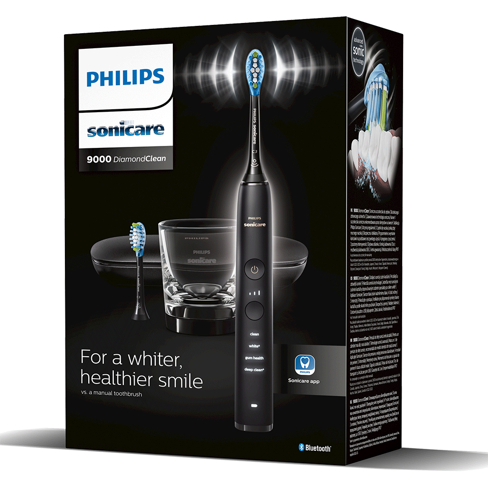 Bild: PHILIPS SONICARE Elektrische Zahnbürste 9000 Diamond Clean