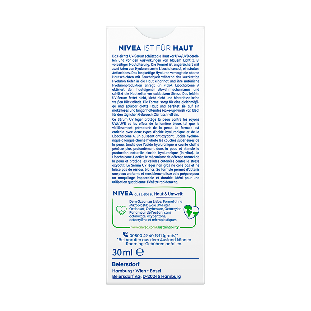 Bild: NIVEA Sun 2in1 Primer Daily UV Serum LSF50+ 