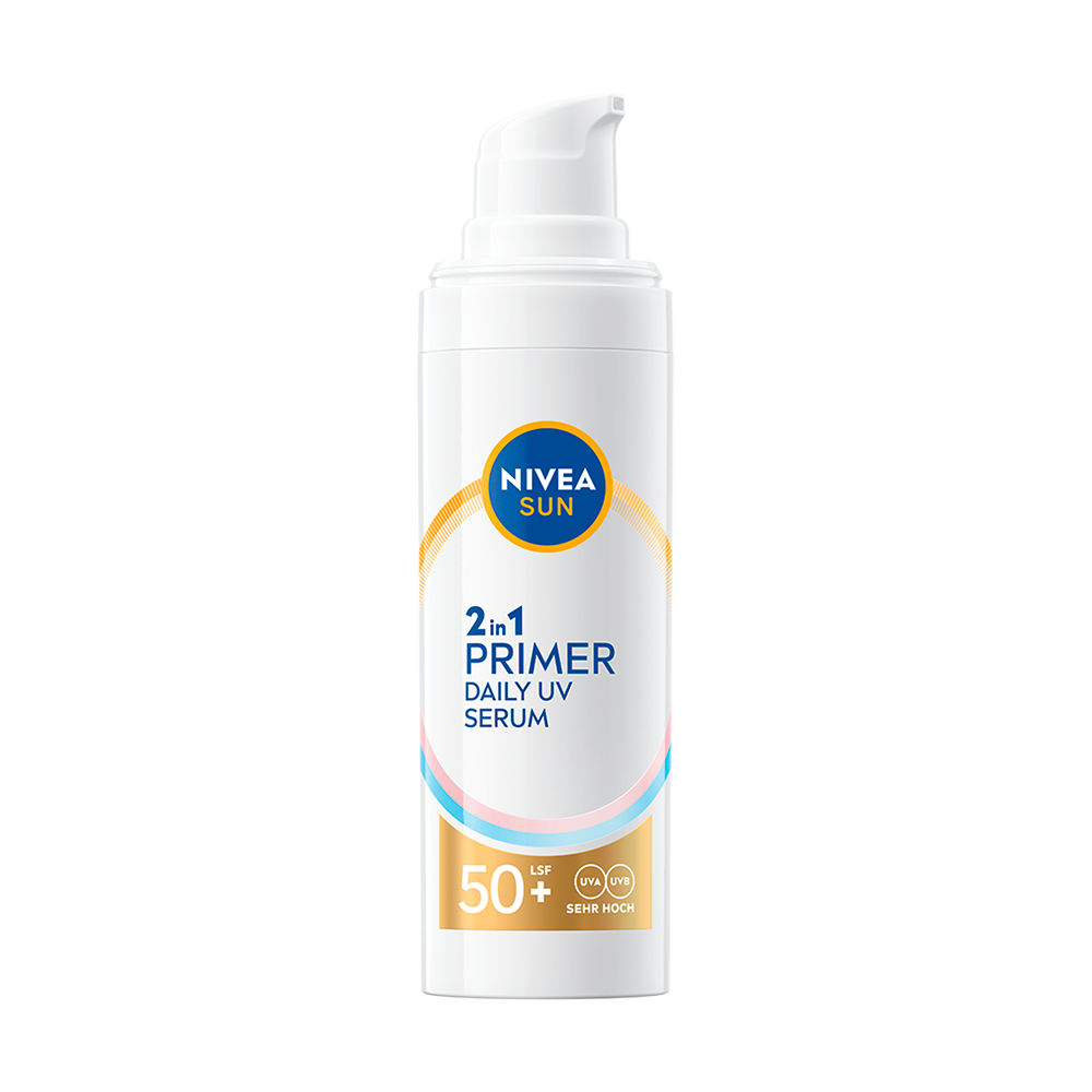 Bild: NIVEA Sun 2in1 Primer Daily UV Serum LSF50+ 