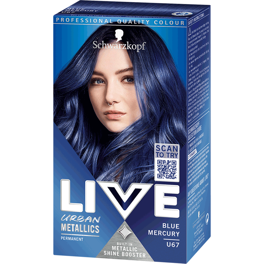 Bild: Schwarzkopf Live Intense Color U67 Blue Mercury