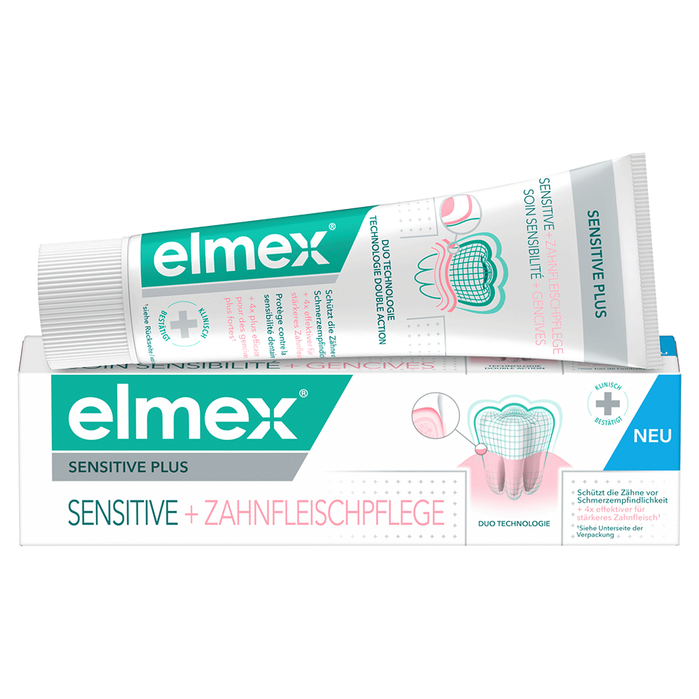 Bild: elmex Sensitive Zahnpasta Plus 