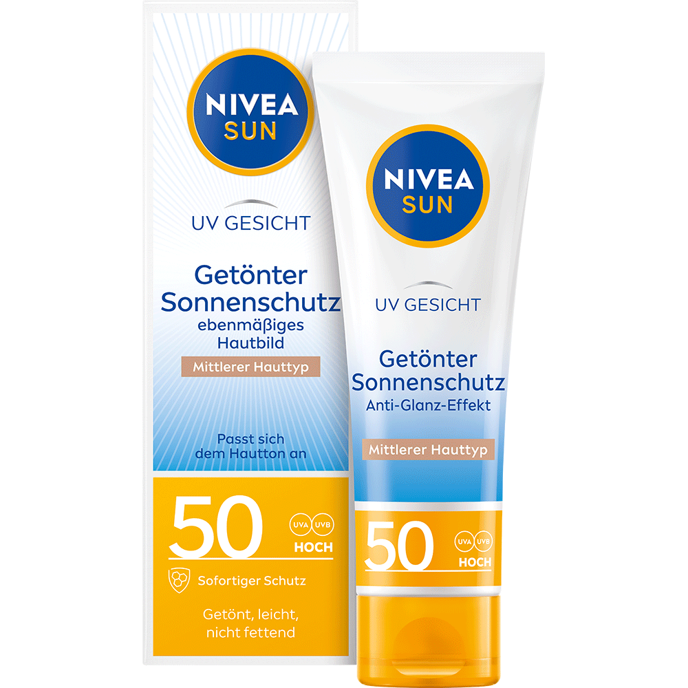 Bild: NIVEA Sun Mattierend getönter SonnenschutzLSF 50 
