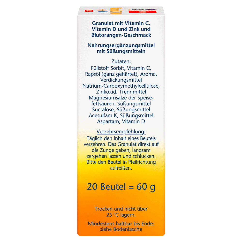 Bild: DOPPELHERZ Vitamin C + D3 + Zink 