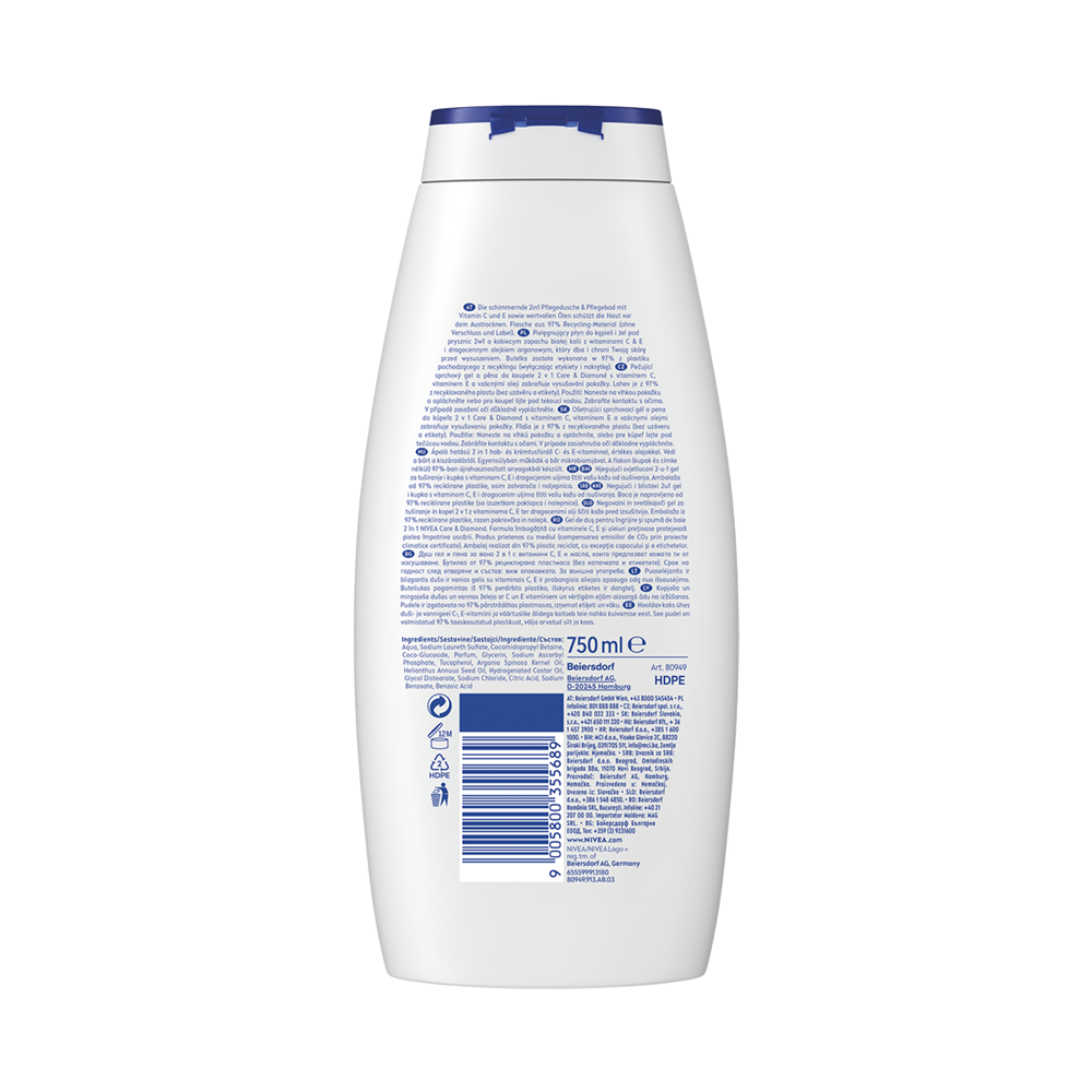 Bild: NIVEA Dusche & Bad Care & Diamond