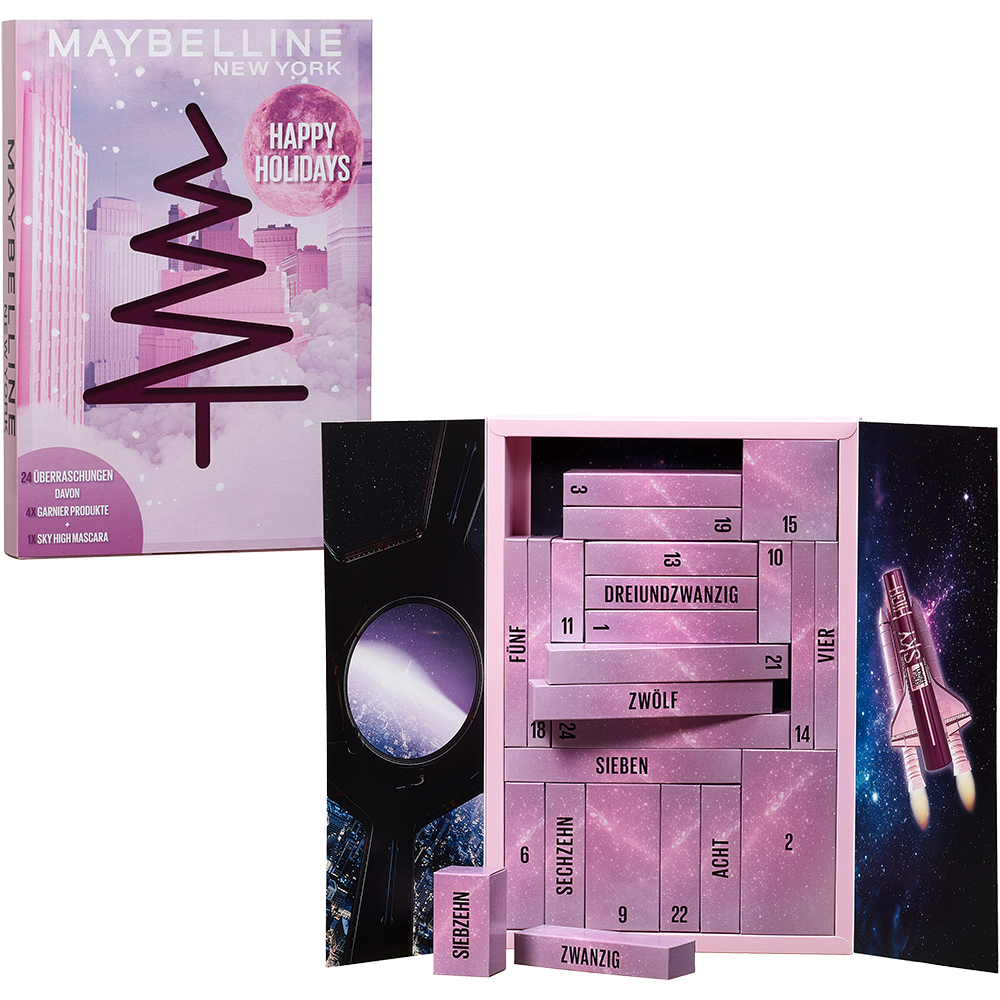 Bild: MAYBELLINE Adventskalender 24-Türer 2025 