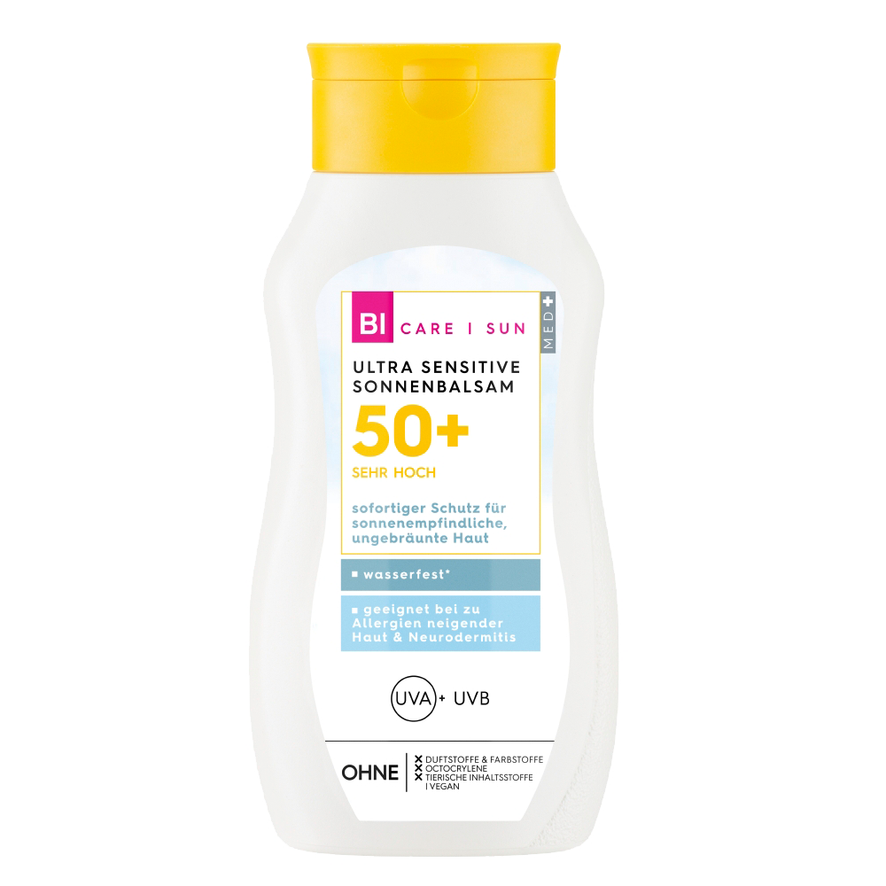 Bild: BI CARE SUN Ultra Sensitive Sonnenbalsam LSF 50+ 