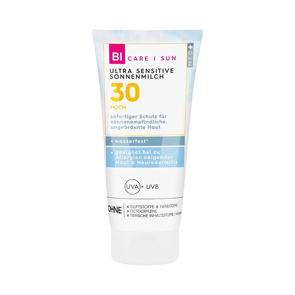 Bild: BI CARE SUN Sonnenmilch Ultra Sensitv 30 