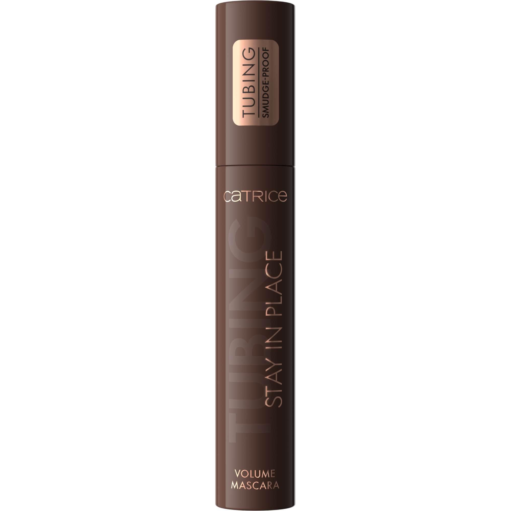 Bild: Catrice TUBING Stay In Place Volume Mascara Panda-Proof Brown 020