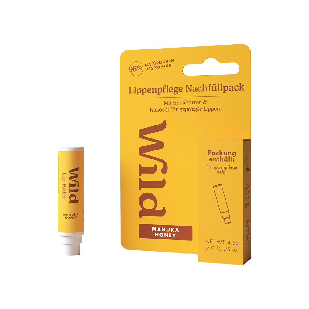 Bild: WILD Lippenpflege Nachfüllpack Manuka Honey 