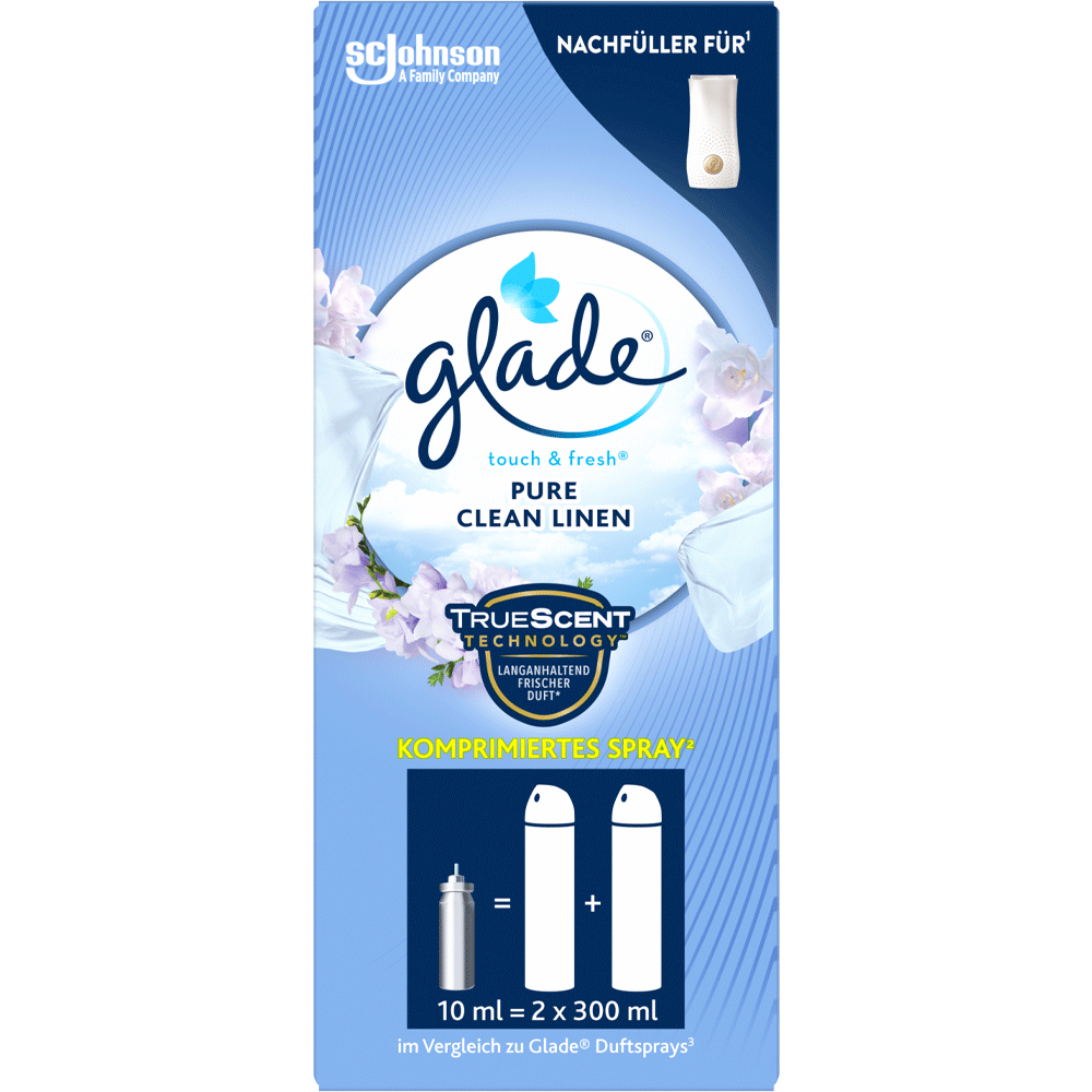 Bild: Glade Touch & Fresh Pure Clean Linen Nachfüllung