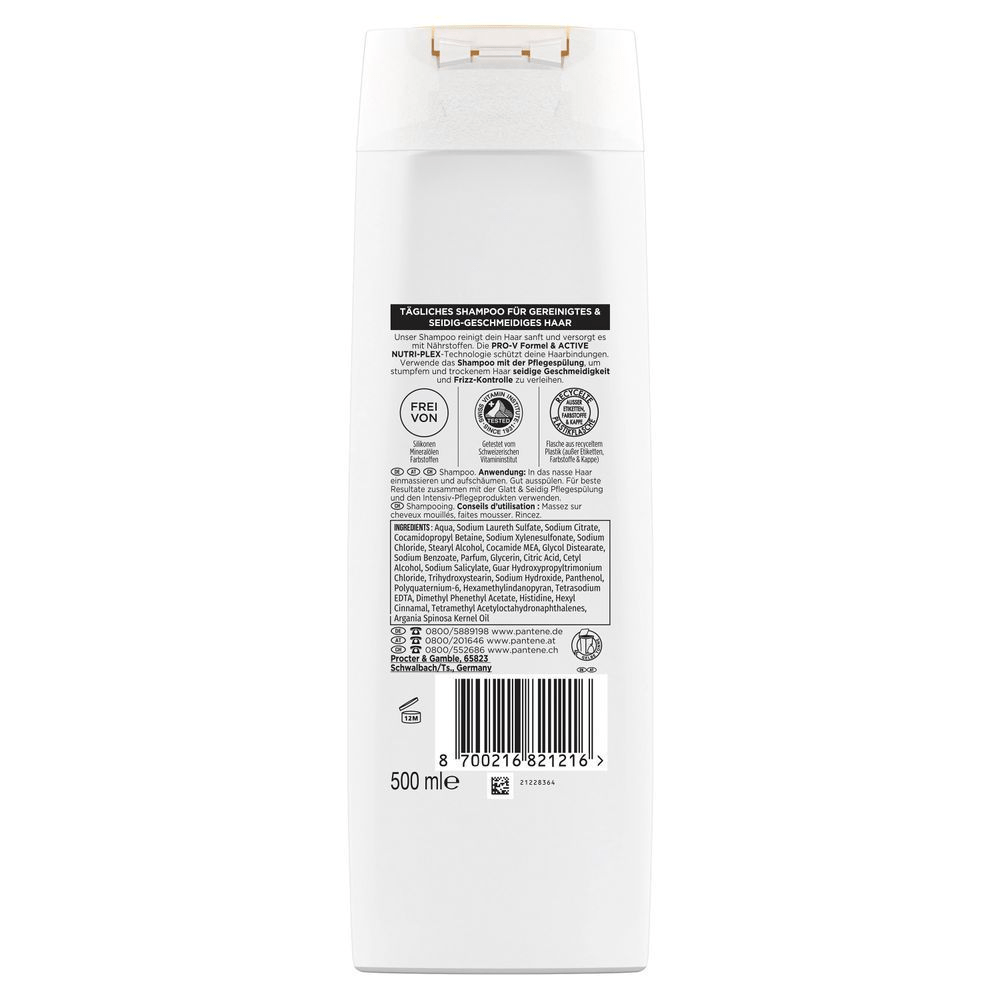 Bild: PANTENE PRO-V Glatt & Seidig Shampoo 