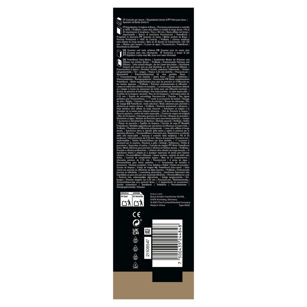 Bild: Braun Barttrimmer Series 9 BT9520