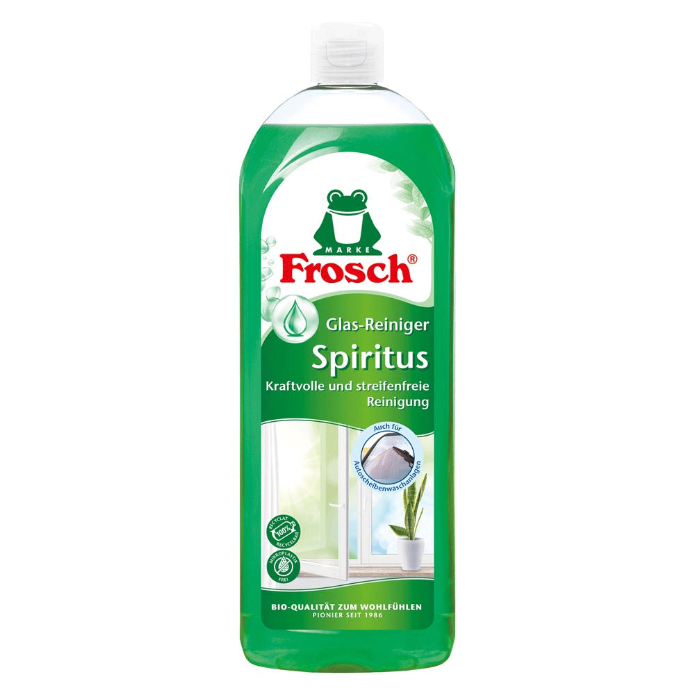 Bild: Frosch Glas Reiniger Spiritus 