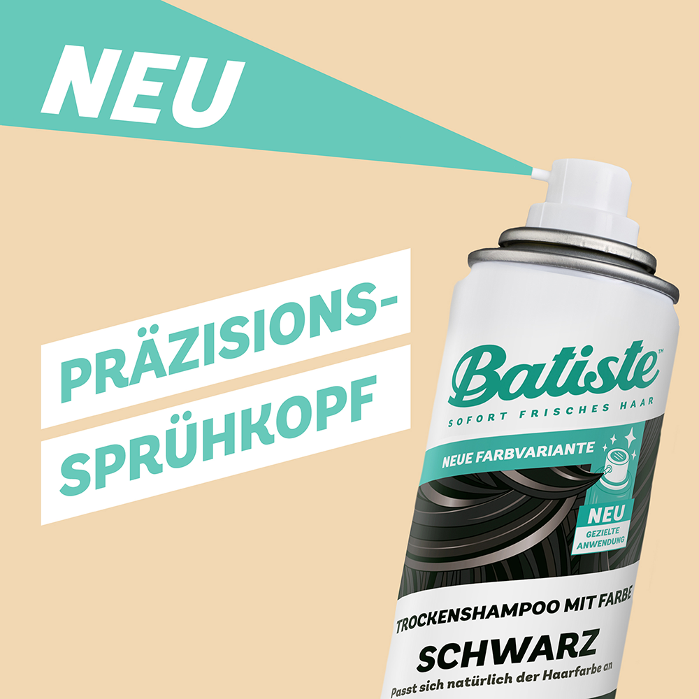 Bild: batiste Trockenshampoo Schwarz