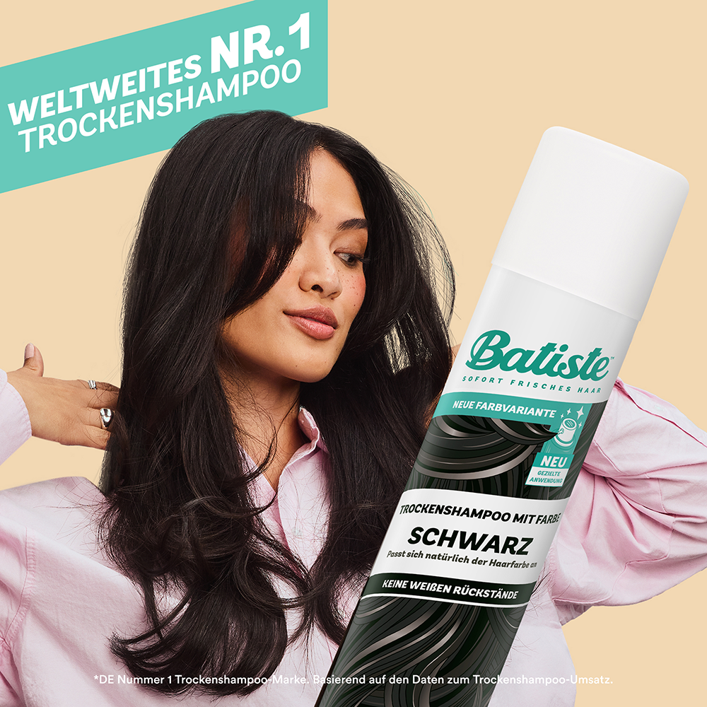 Bild: batiste Trockenshampoo Schwarz