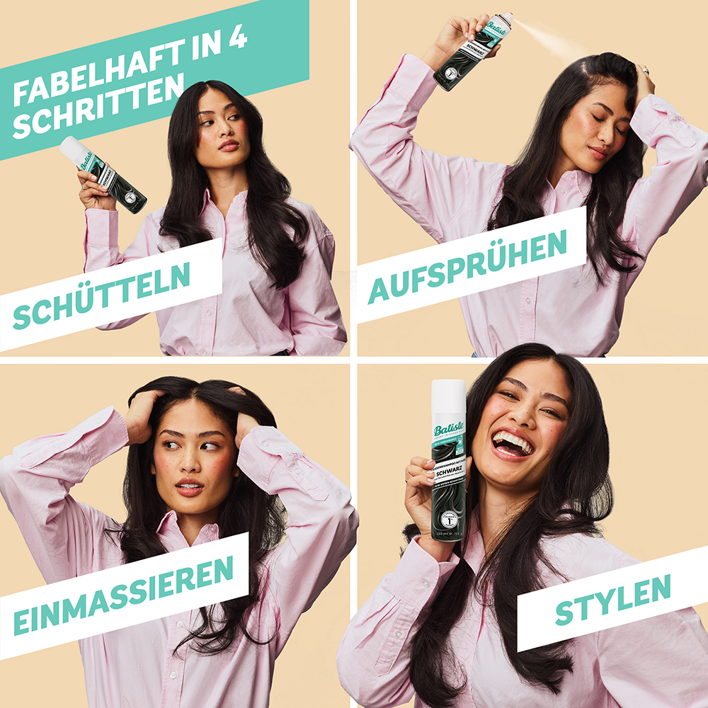 Bild: batiste Trockenshampoo Schwarz