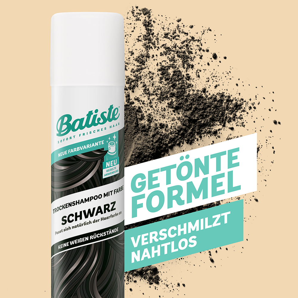 Bild: batiste Trockenshampoo Schwarz