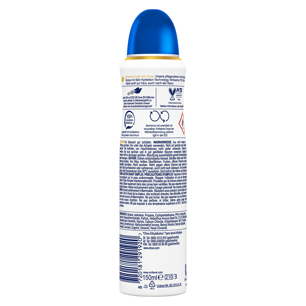 Bild: Dove Deo Spray Advanced Care Original