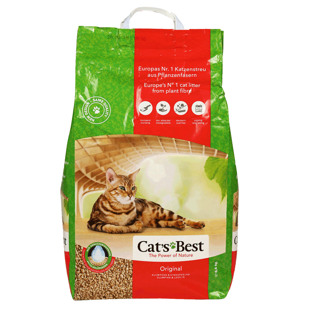 Bild: Cat's Best Öko Plus Katzenstreu