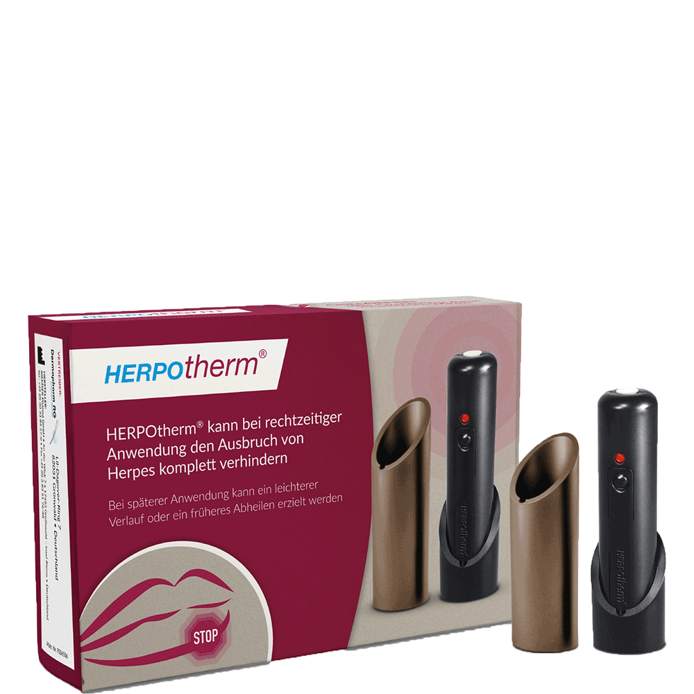 Bild: Herpotherm Gegen Fieberbläschen und Herpes Elektronischer Lippenstift