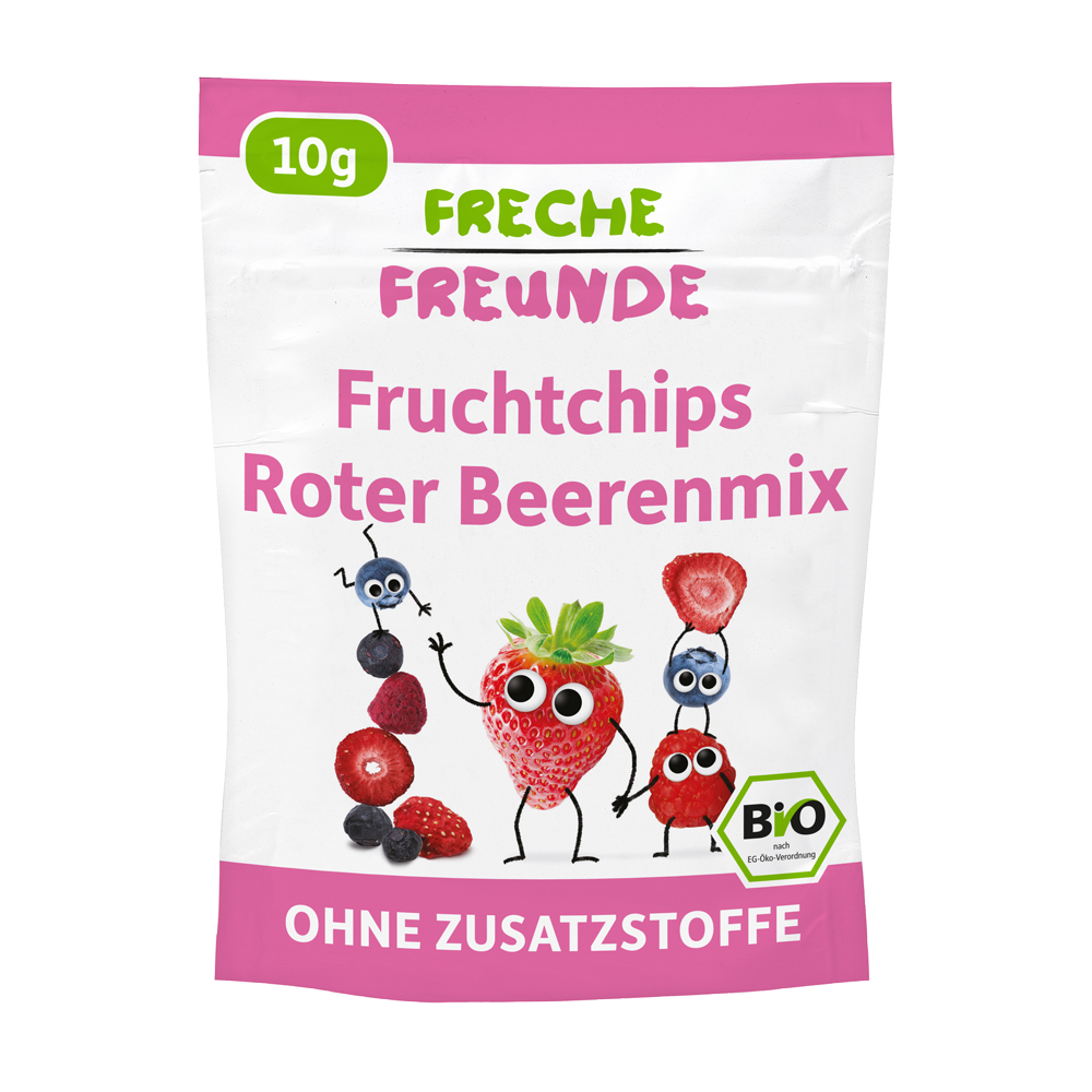 Bild: Freche Freunde Fruchtchips Roter Beerenmix