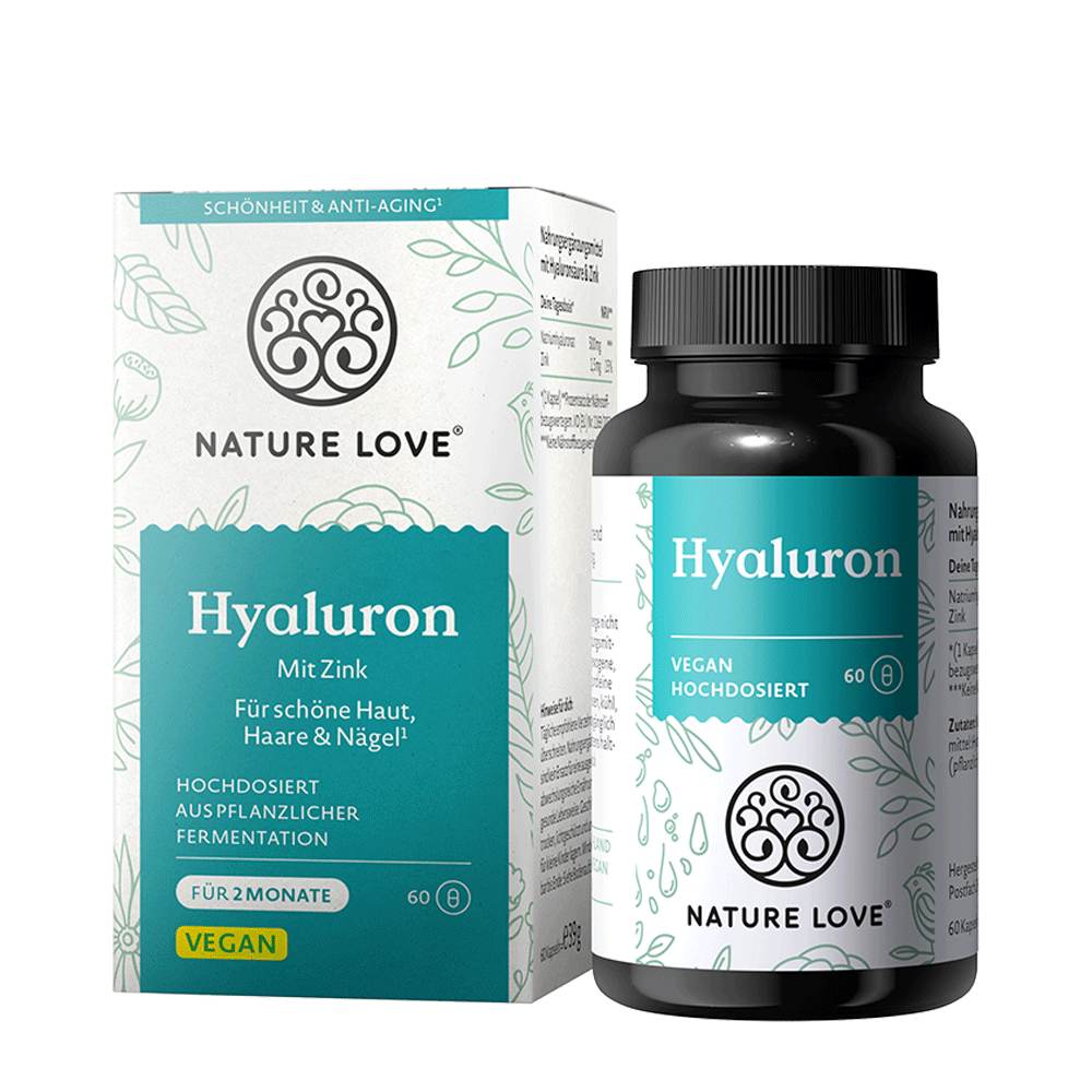 Bild: NATURE LOVE Hyaluron mit Zink