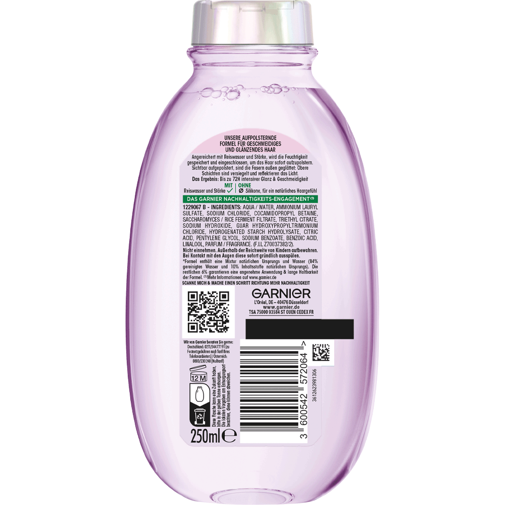 Bild: GARNIER Wahre Schätze Reiswasser Ritual Shampoo