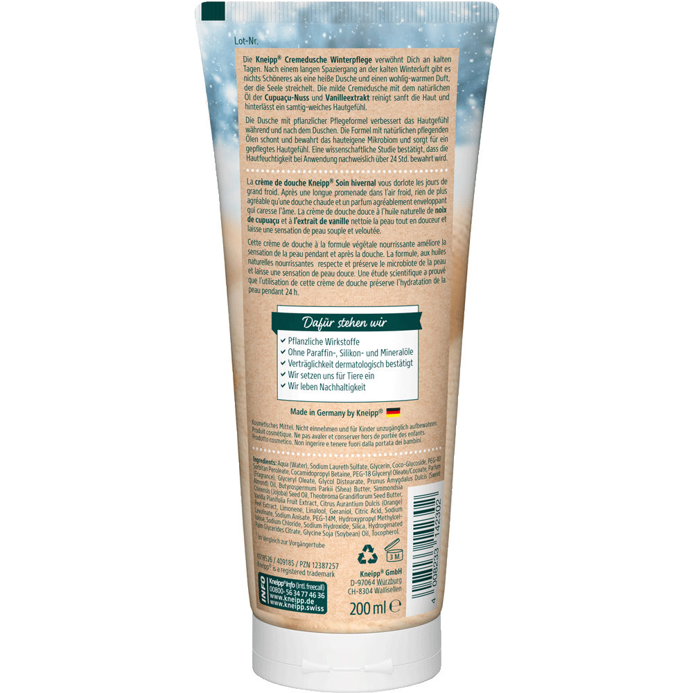 Bild: Kneipp Cremedusche Winterpflege