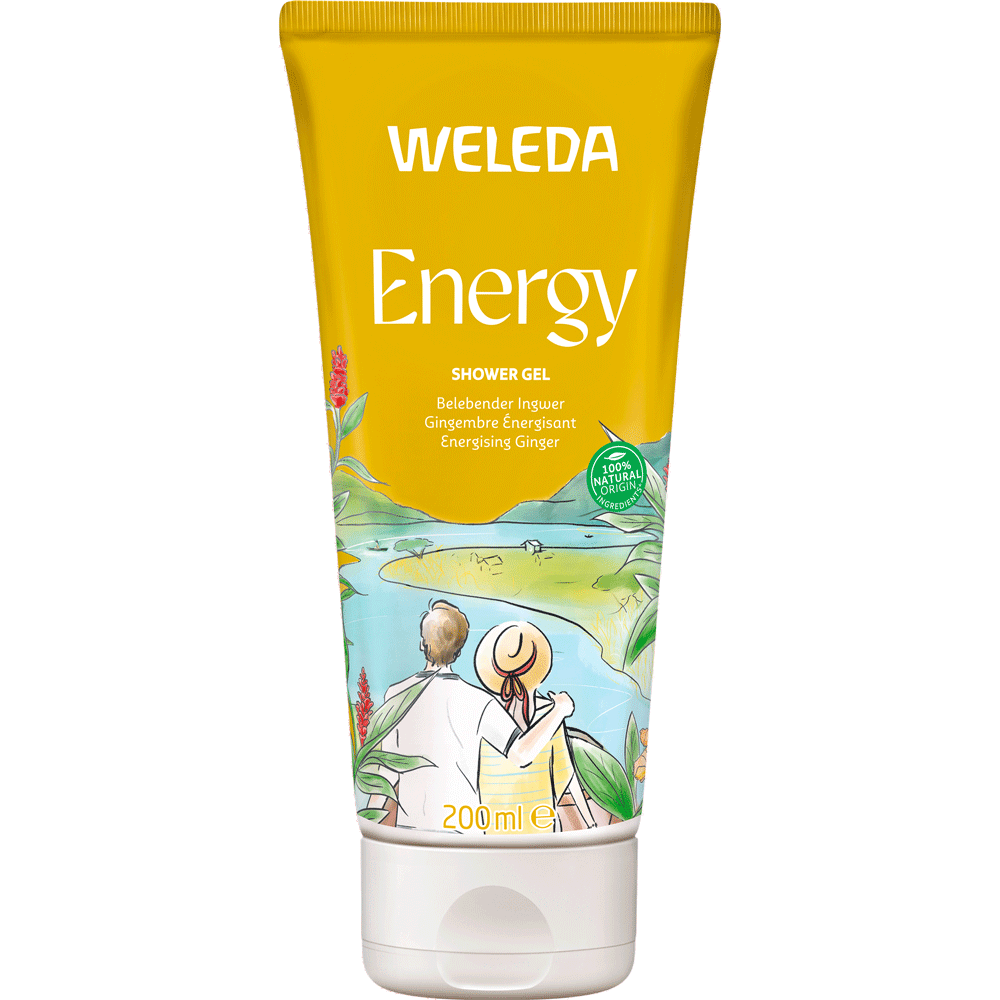 Bild: WELEDA Energy Shower Gel Belebender Ingwer 
