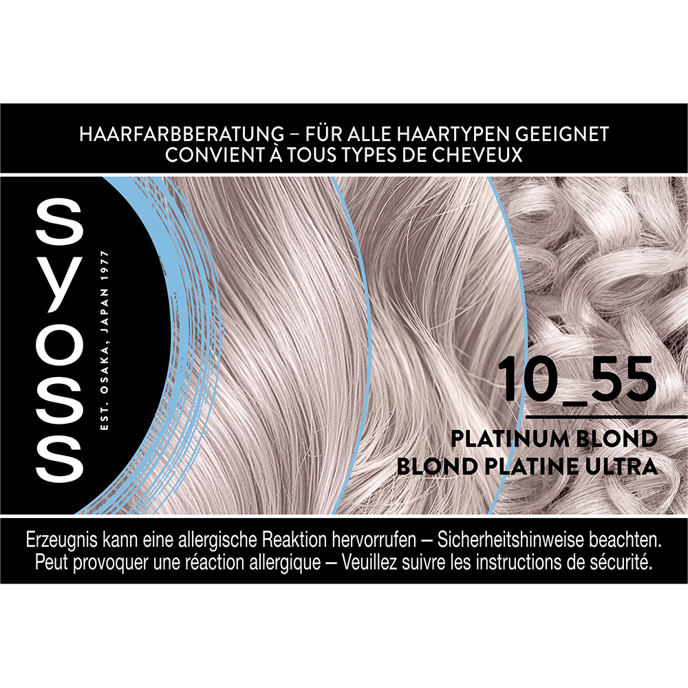 Bild: syoss Permanente Coloration Platinum Blond