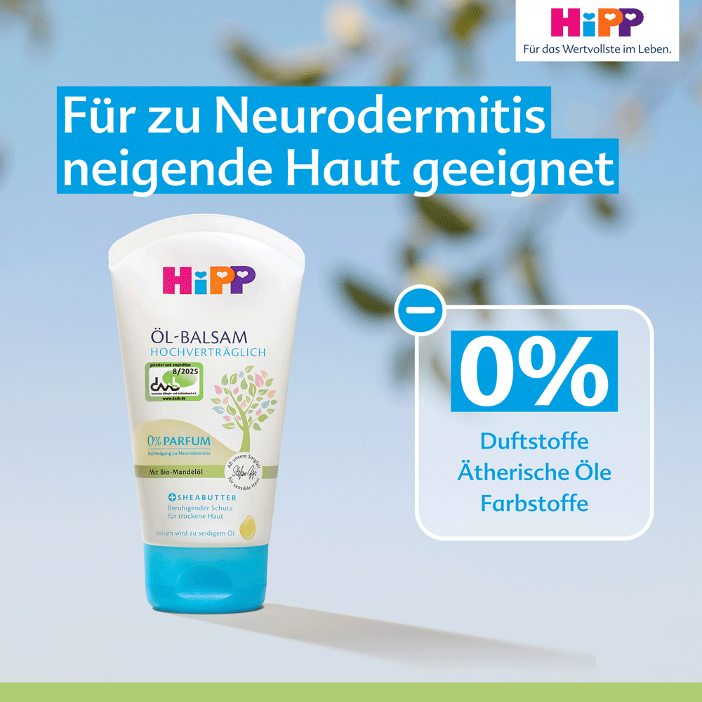 Bild: HiPP Öl Balsam Hochverträglich