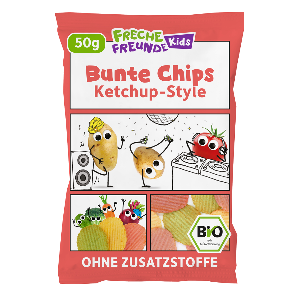 Bild: Freche Freunde Bunte Chips Ketchup Style