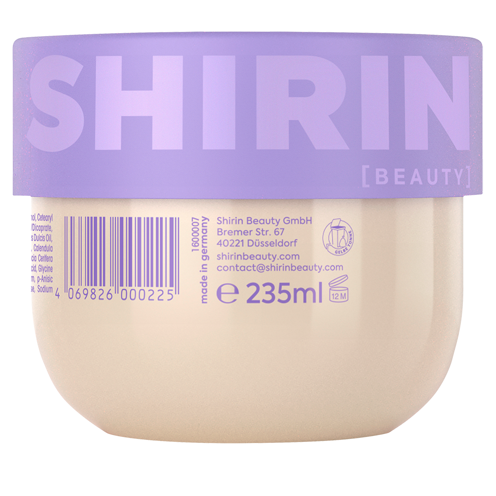 Bild: Shirin Beauty Body Butter Creamy Blueberry Caramel Bliss