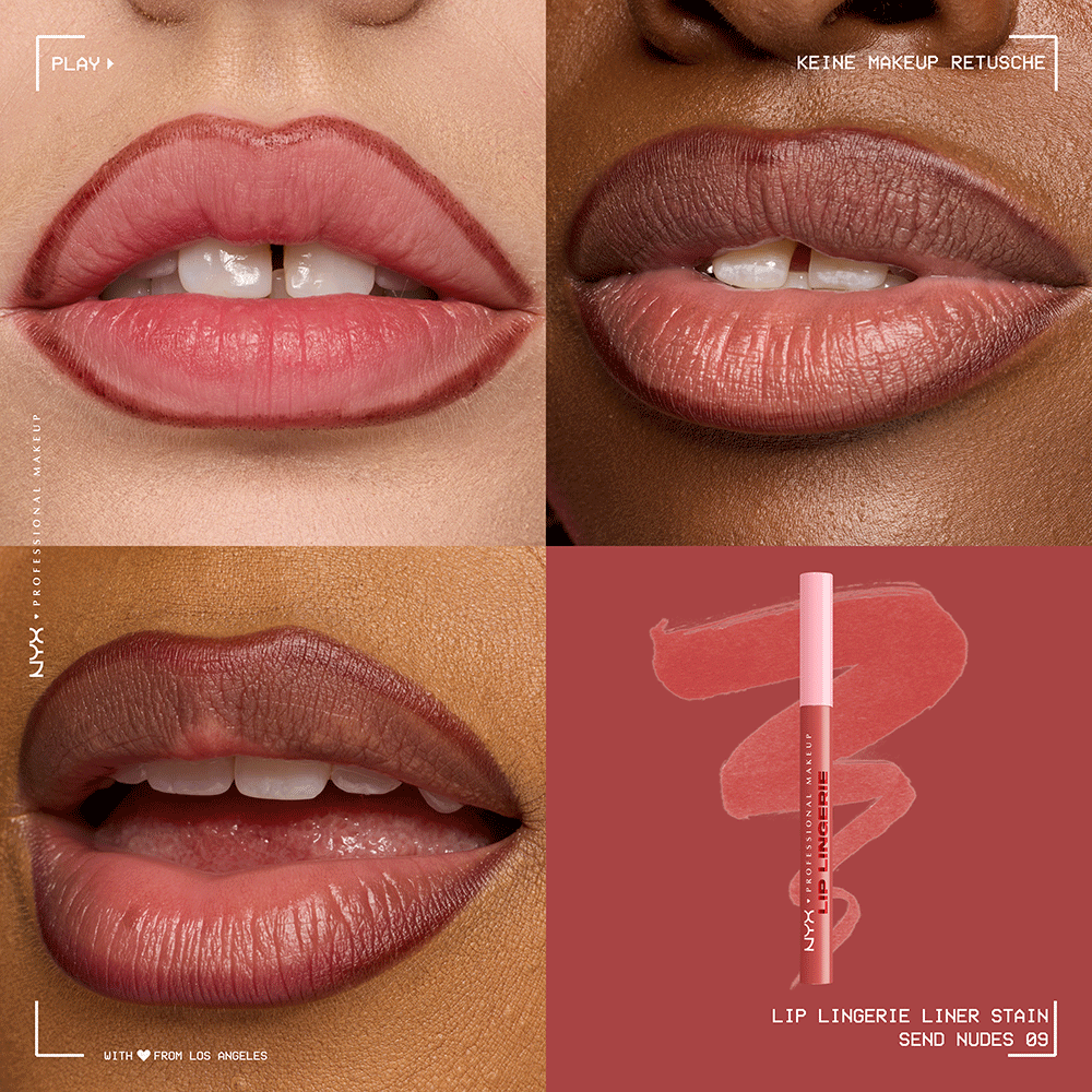 Bild: NYX Professional Make-up Lip Lingerie Lip Liner Stain Send Nudes 9