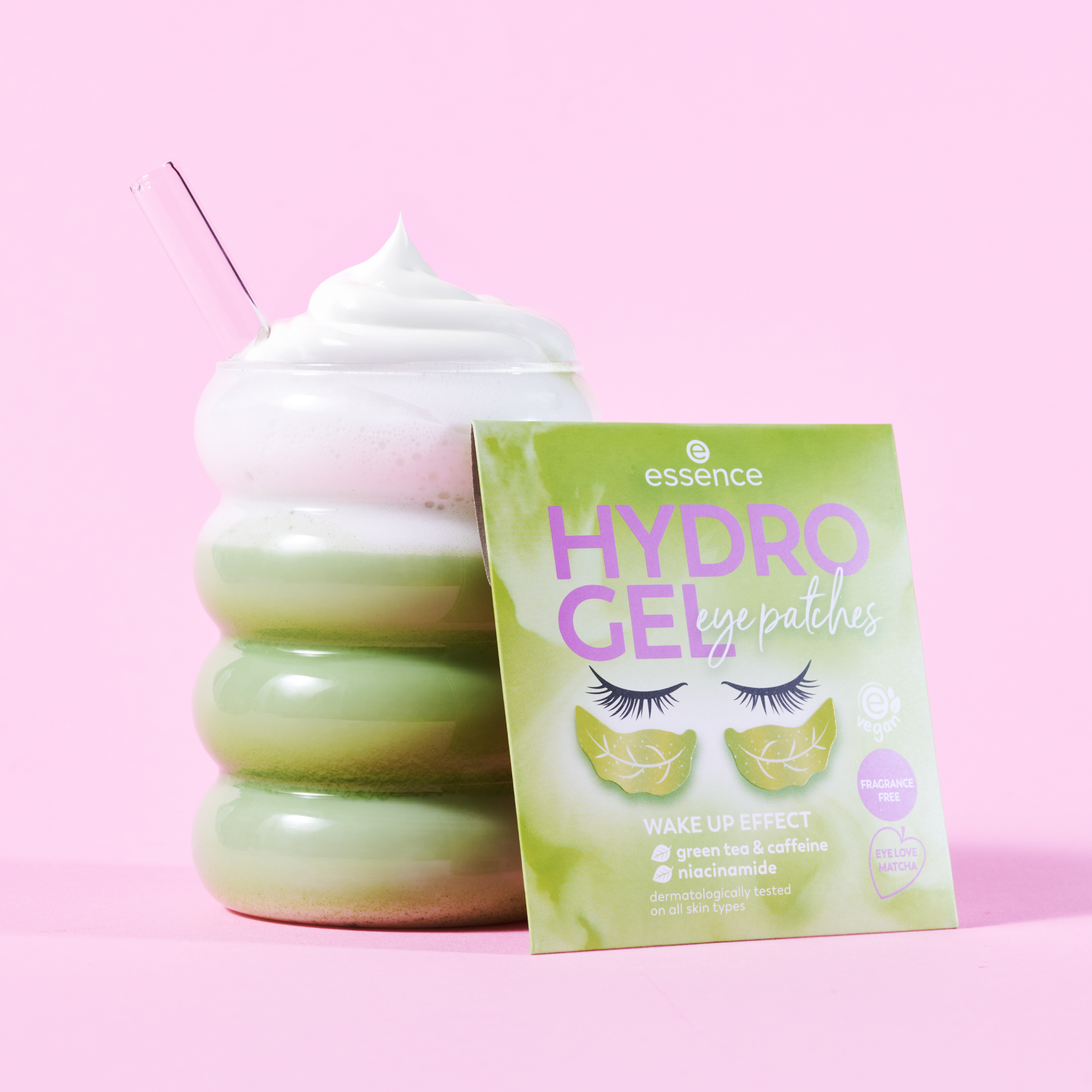 Bild: essence HYDRO GEL eye patches Eye Love Matcha